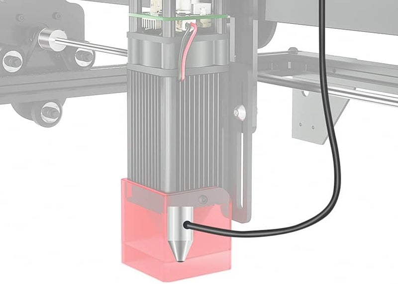LONGER Laser Engraver Air Assist kit for RAY5 10W/20W, Large Airflow, Adjustable Airflow of 10-30L/min, for CNC Cutting and Laser Engraving, Remove Smoke and Dust Protect Laser Lens Low Noise - Image 4
